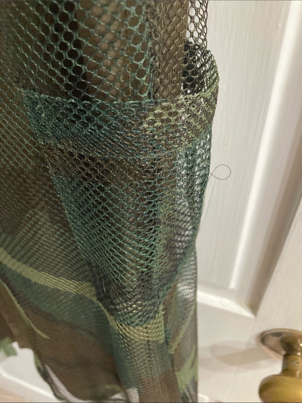 UFO Vintage 80’s women’s Camo Mesh Cargo skirt- Olive Green - Picture 8 of 8
